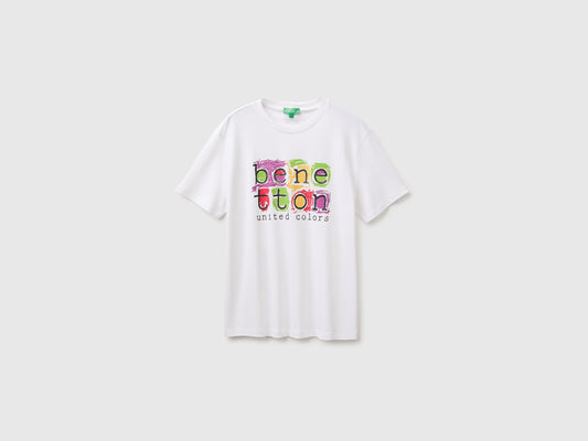 T-shirt regular fit con logo