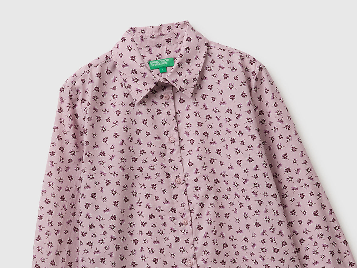 Camicia fantasia a manica lunga