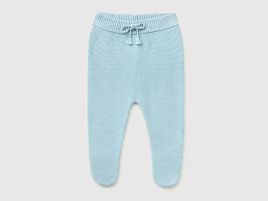 Pantaloni in maglia di cotone bio