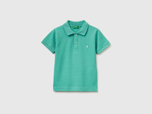 Polo manica corta in puro cotone
