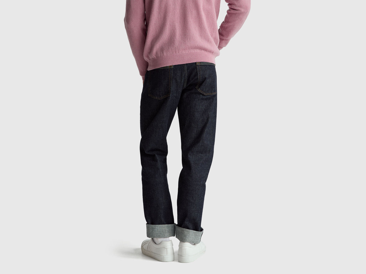 Jeans in selvedge denim