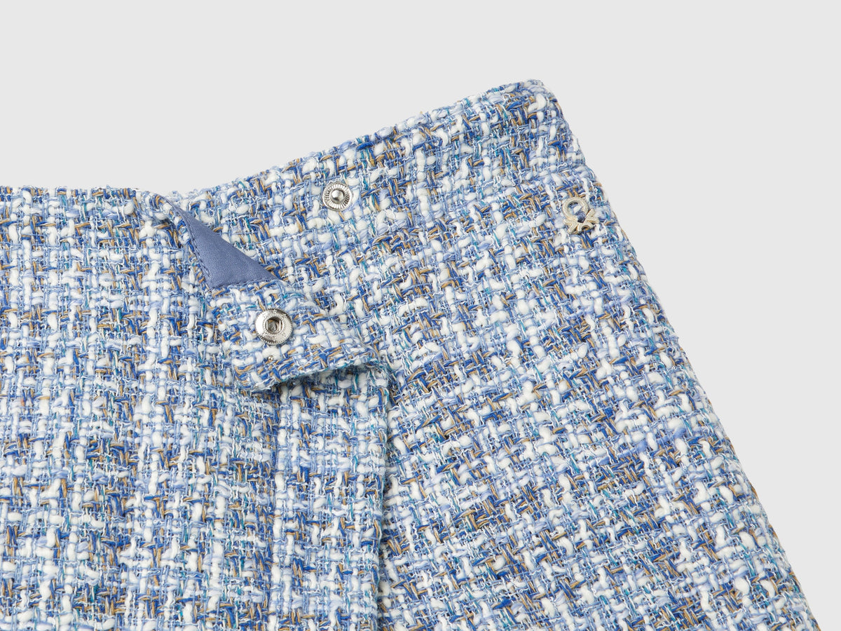 Gonna pantalone in tweed