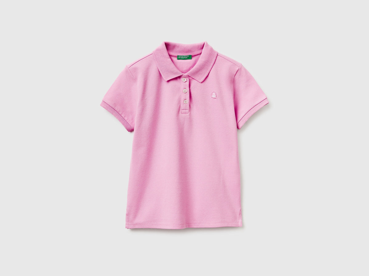 Polo manica corta in cotone