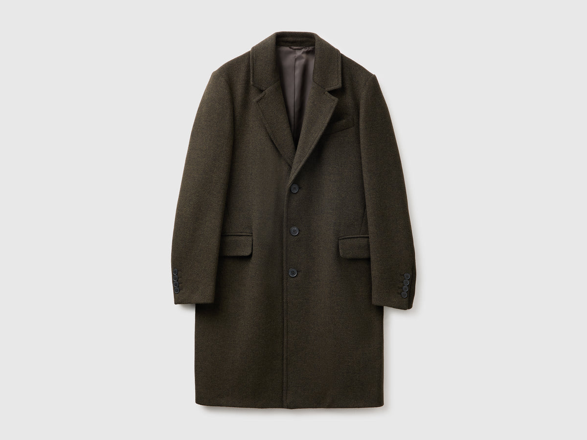 Cappotto lungo monopetto