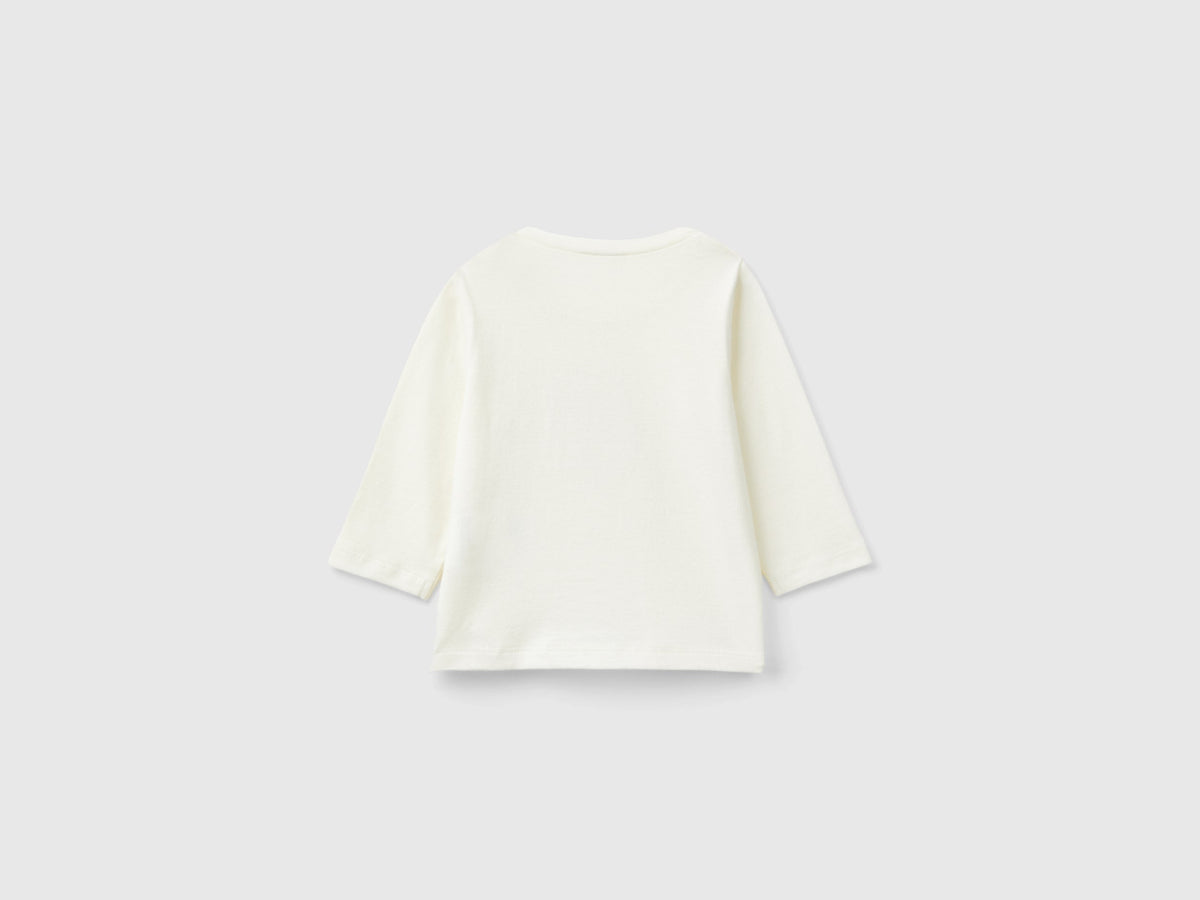 T-shirt con patch animaletto
