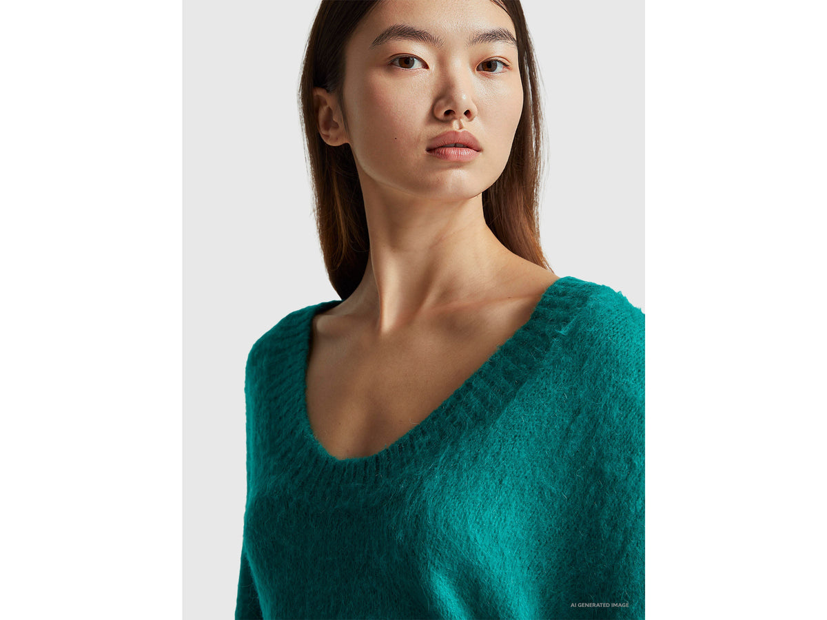 Calda maglia in misto mohair