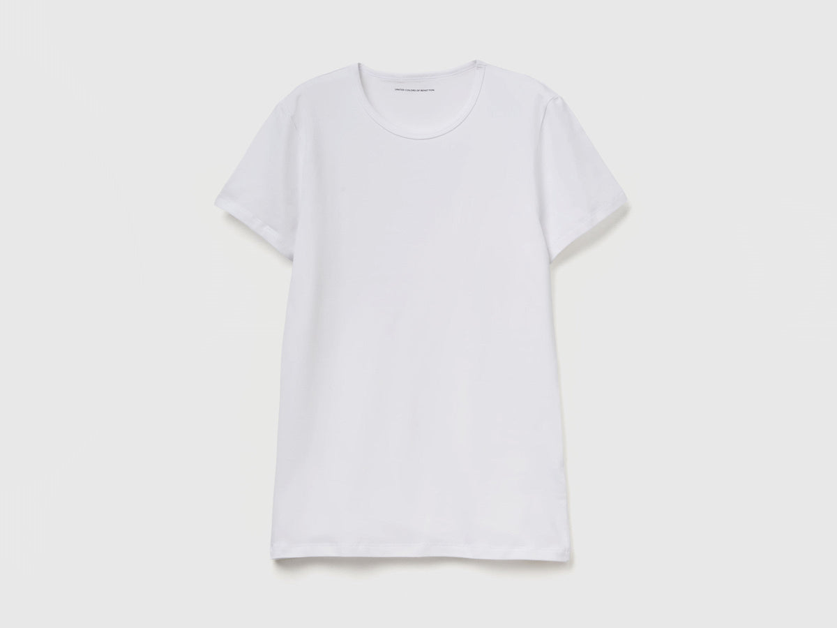 T-shirt in cotone stretch