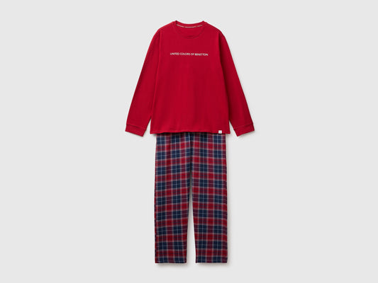 Pigiama con pantaloni a quadri