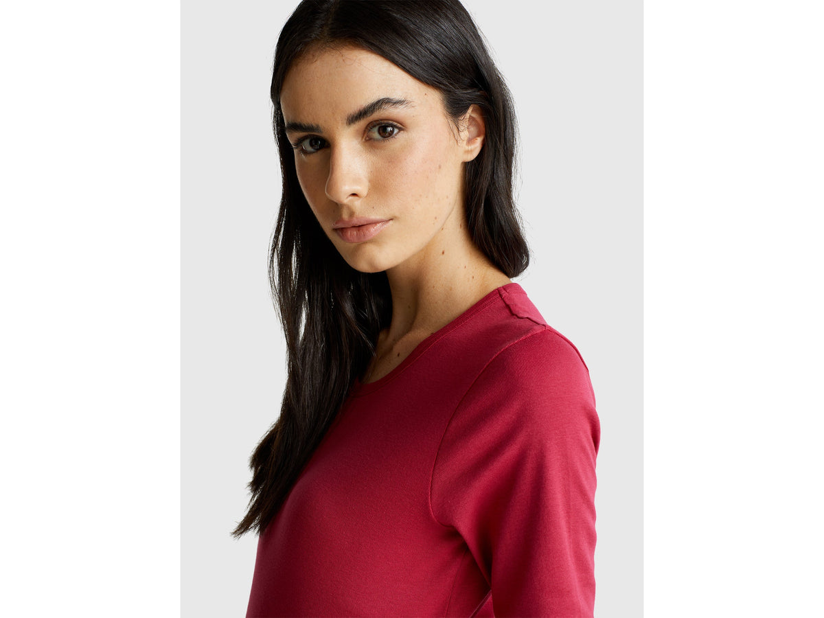 T-shirt manica lunga 100% cotone
