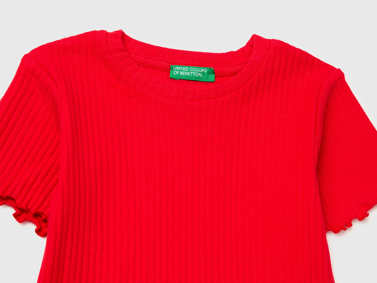 T-shirt a costine stretch