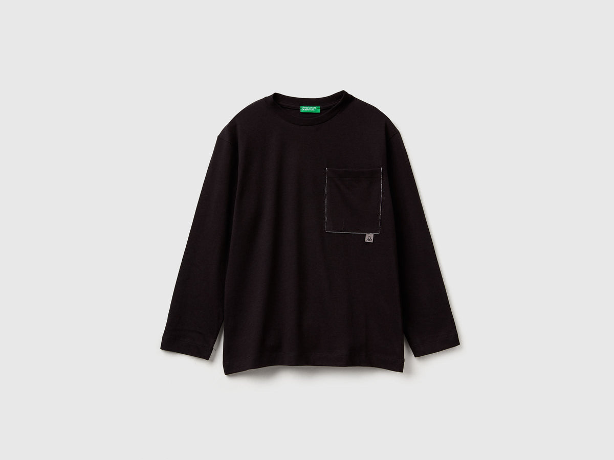 T-shirt con stampa spessorata