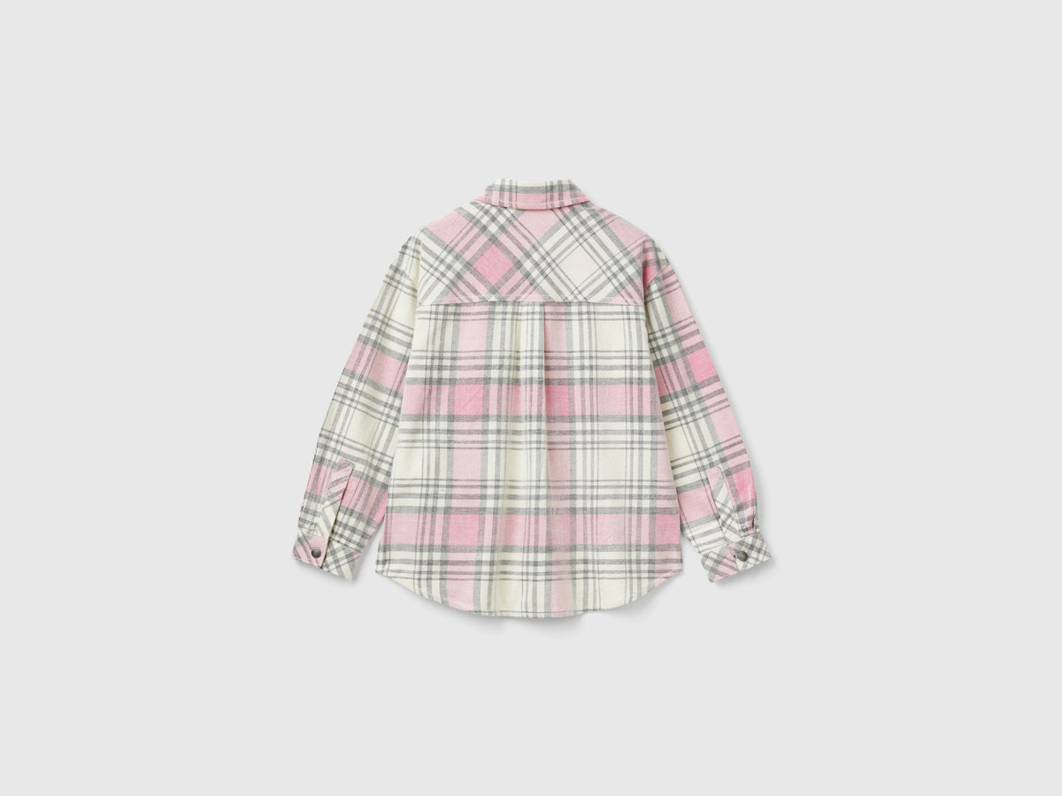 Camicia tartan in velluto