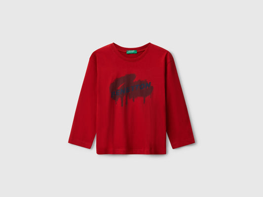 T-shirt con stampa logo