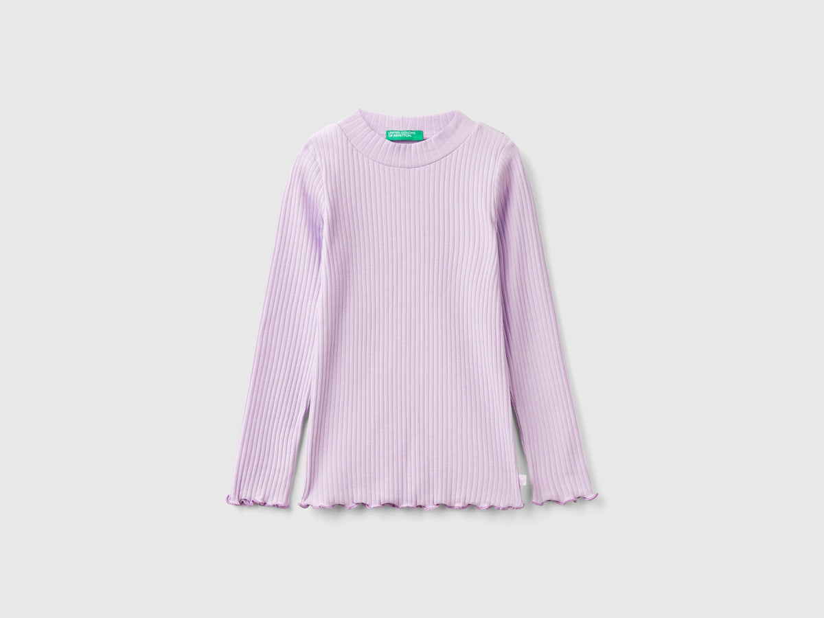 Maglietta slim fit in cotone stretch