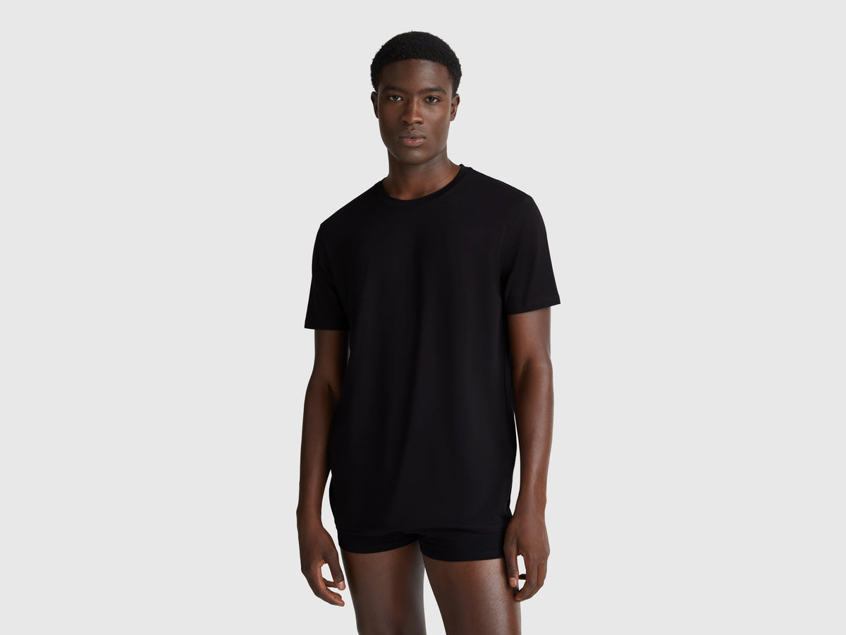 T-shirt in cotone a fibra lunga