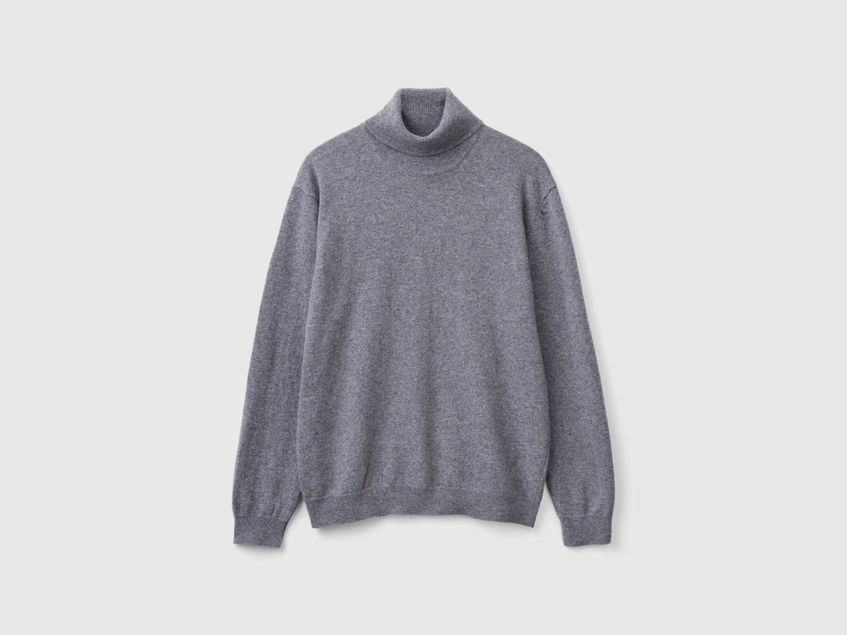 Dolcevita grigio in pura lana Merino
