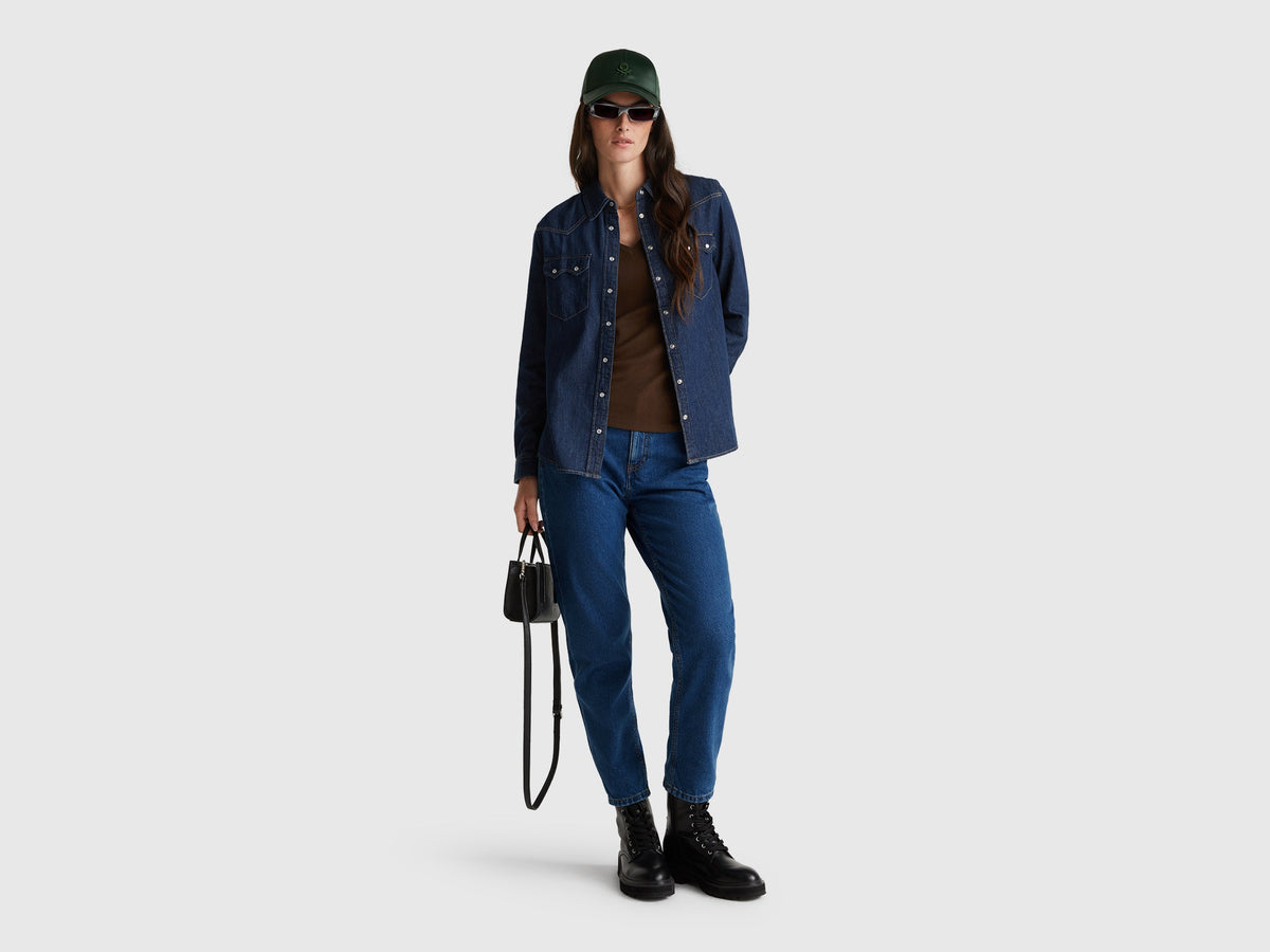 Jeans mom fit