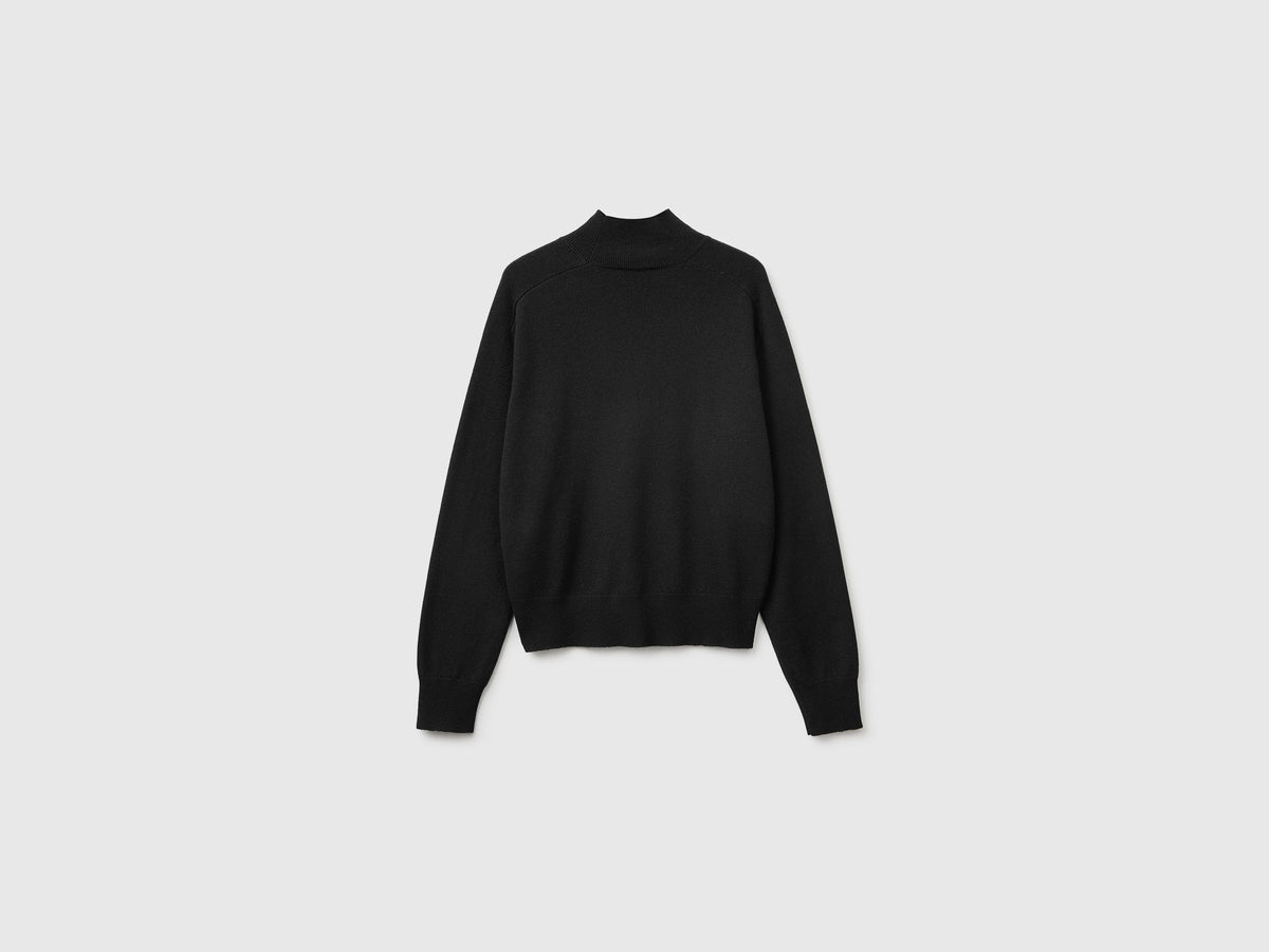 Maglia dolcevita in misto cashmere