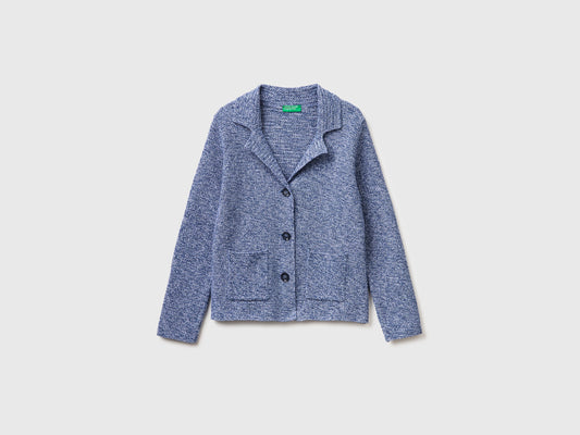 Blazer in maglia 100% cotone