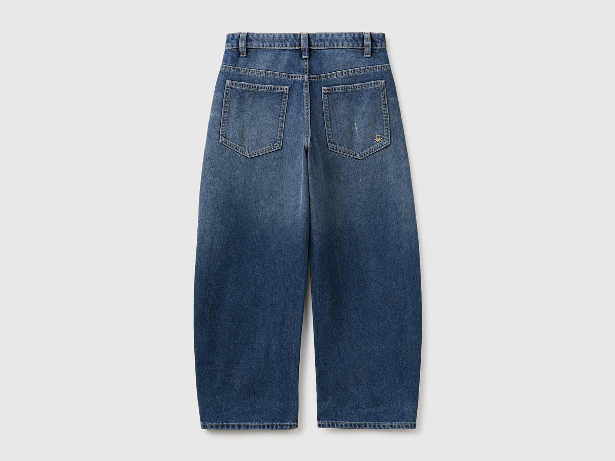 Jeans trattati balloon fit
