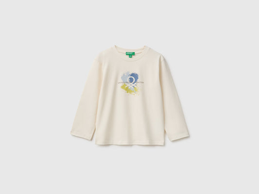 T-shirt manica lunga con stampa