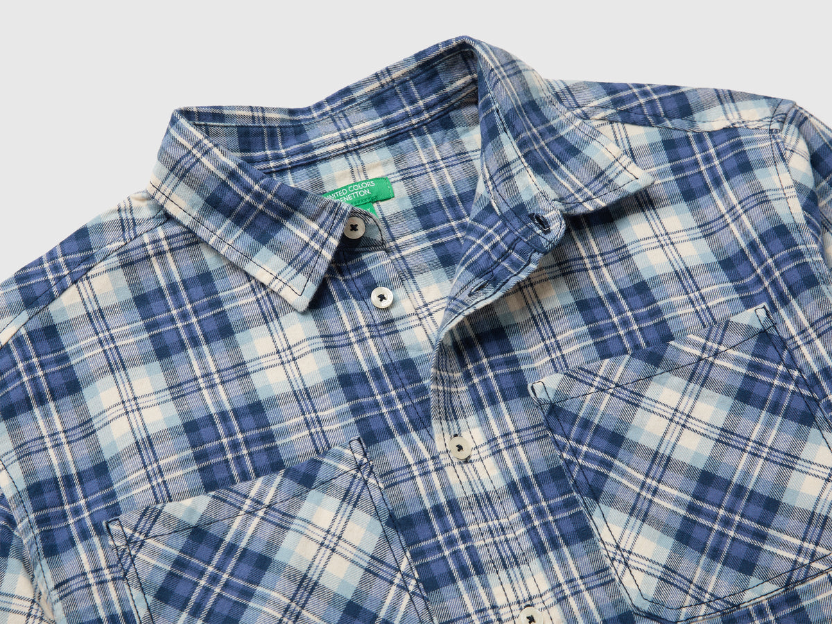 Camicia a quadri over fit