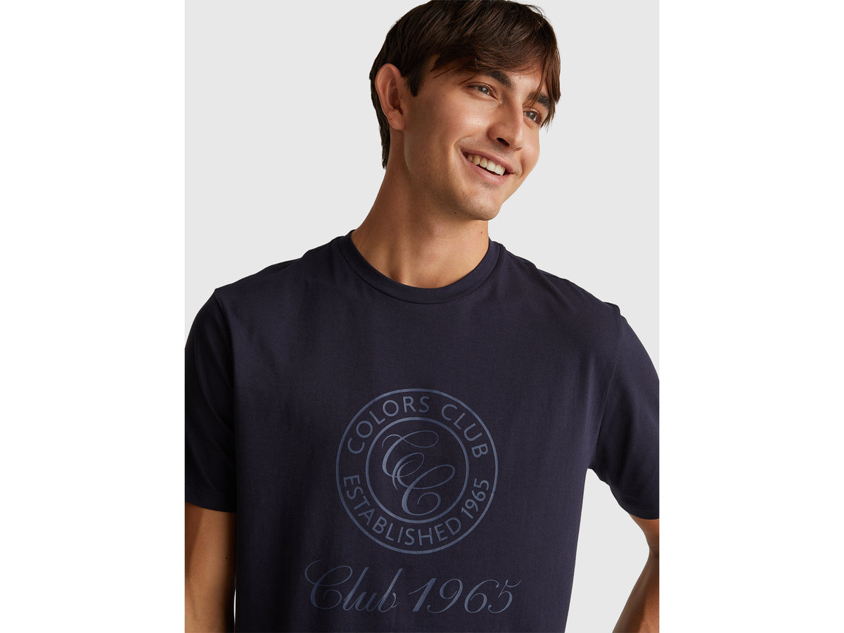 T-shirt in cotone con logo