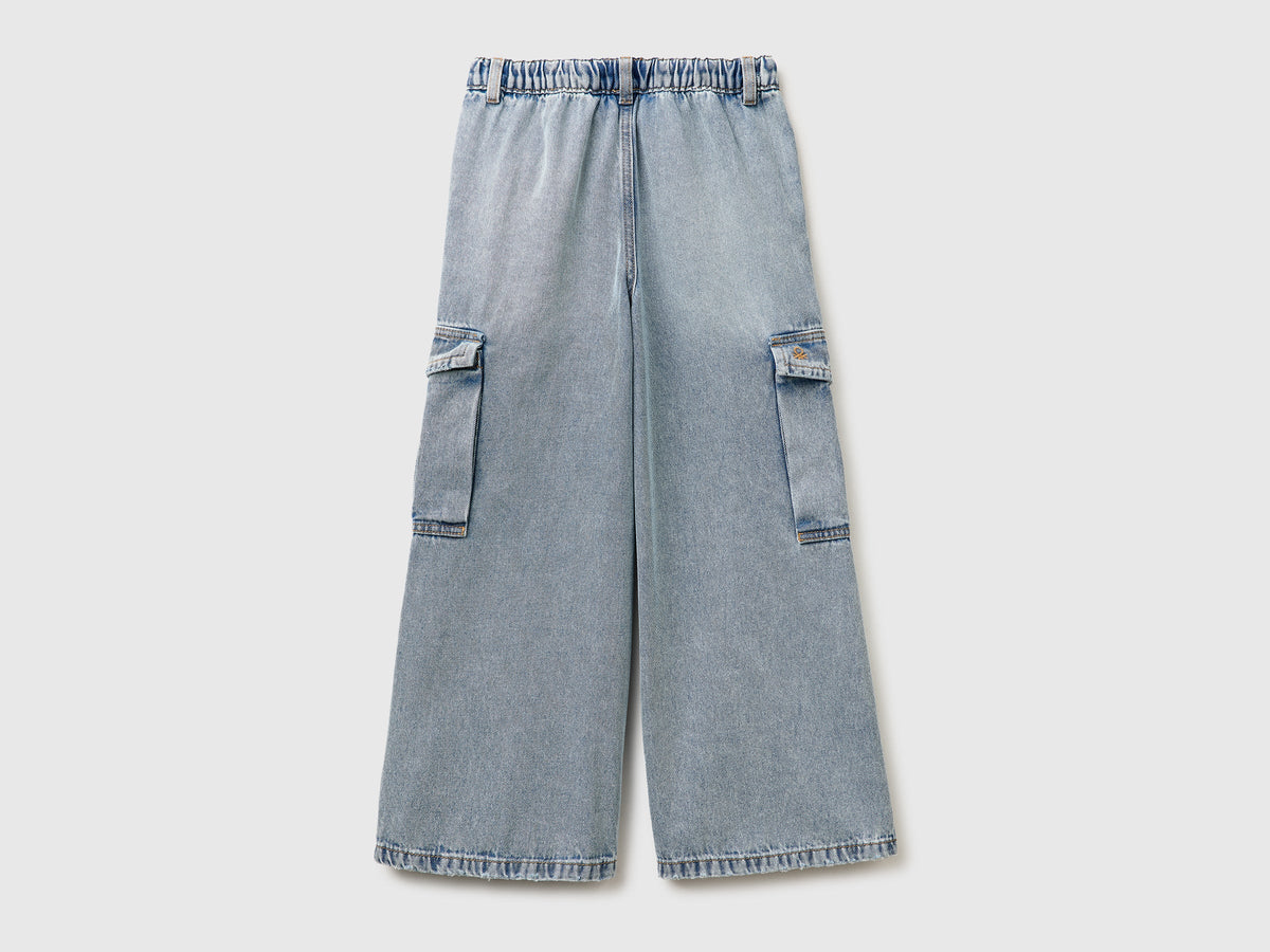 Jeans cargo wide fit