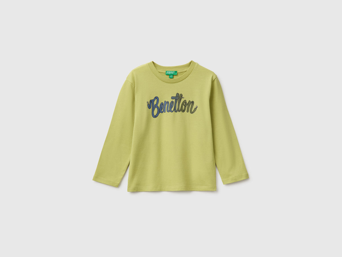 T-shirt manica lunga con stampa