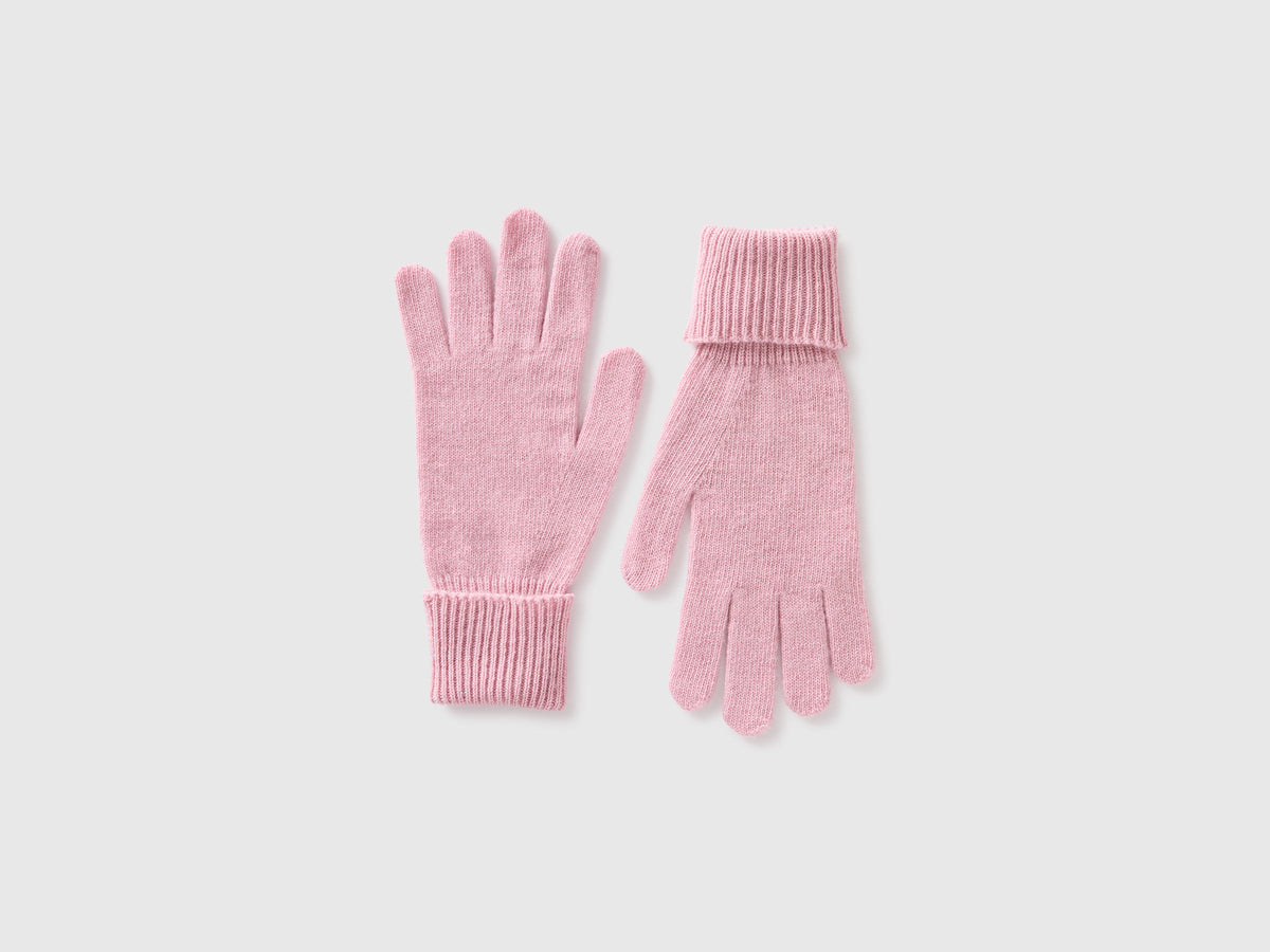 Guanti 100% lana