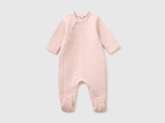 Tutina con coniglietti jacquard