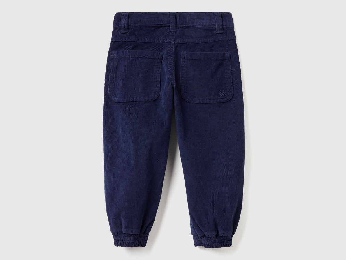 Pantaloni in velluto stretch