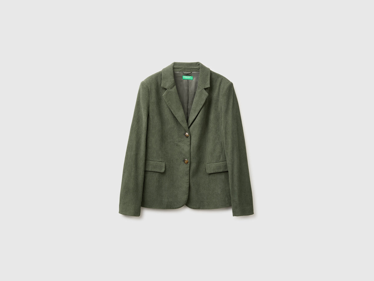 Blazer in velluto a costine