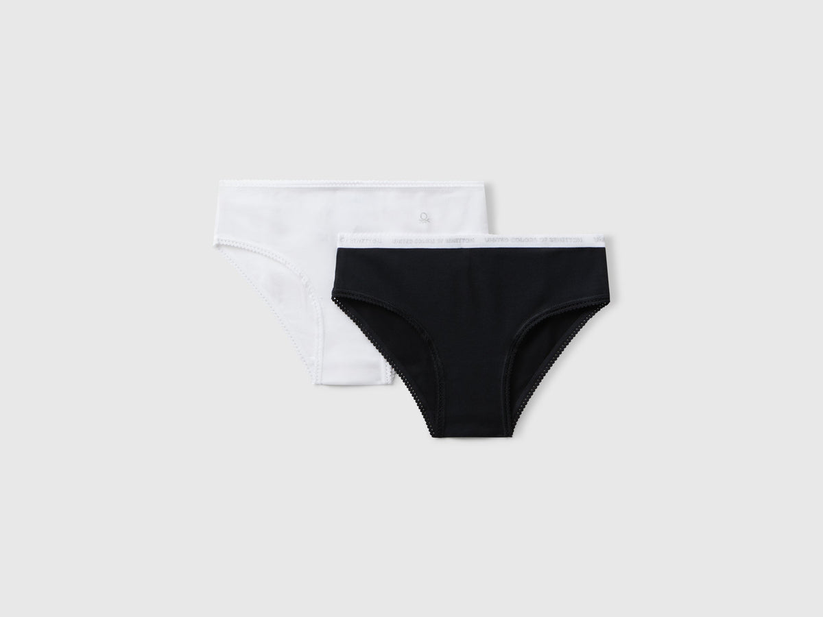 Due slip in cotone stretch