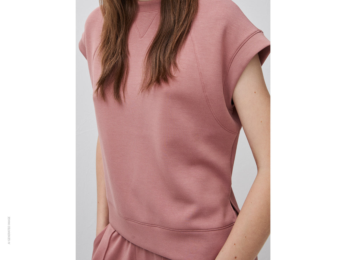 Top fluido con spacchi