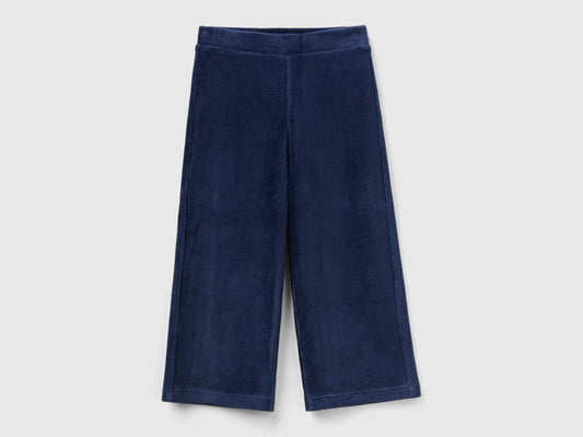 Pantaloni ampi in ciniglia
