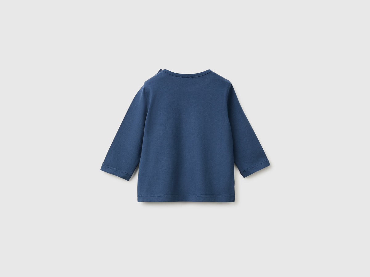 T-shirt con stampa in cotone bio