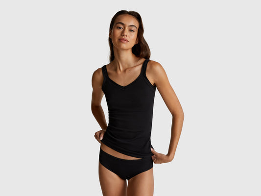 Canotta in cotone super stretch