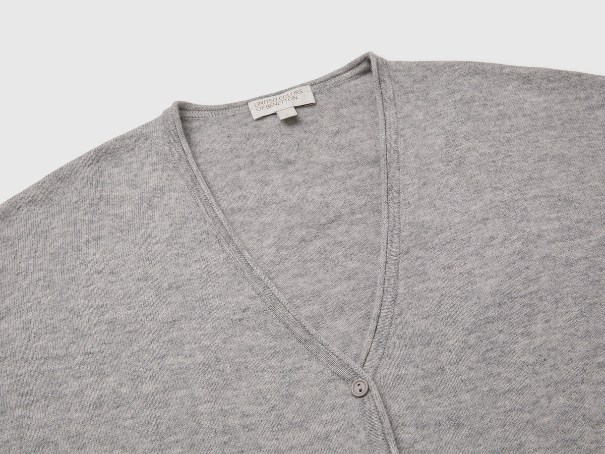 Cardigan in misto lana e cashmere