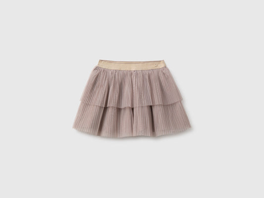 Gonna in tulle plissé