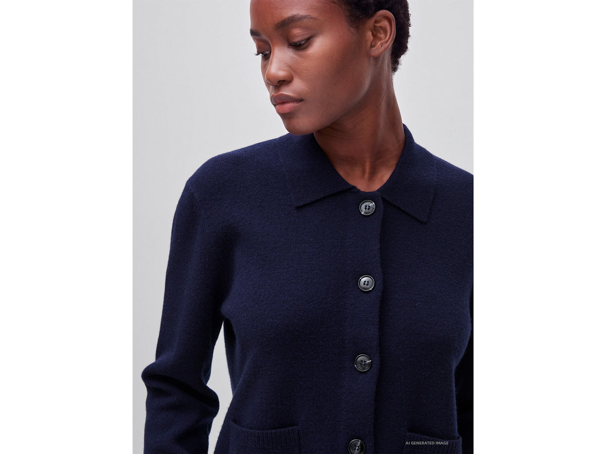 Giacca in maglia in misto cashmere