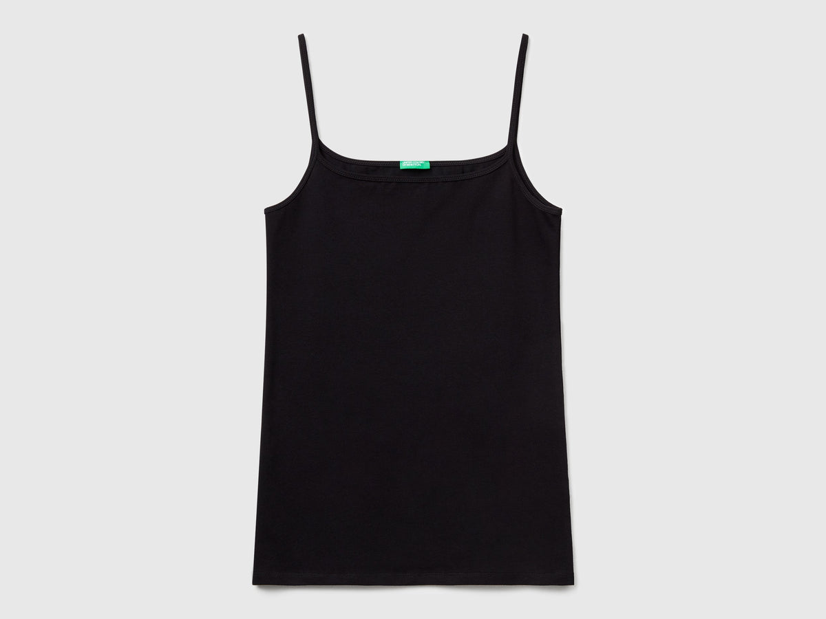 Canotta in cotone stretch