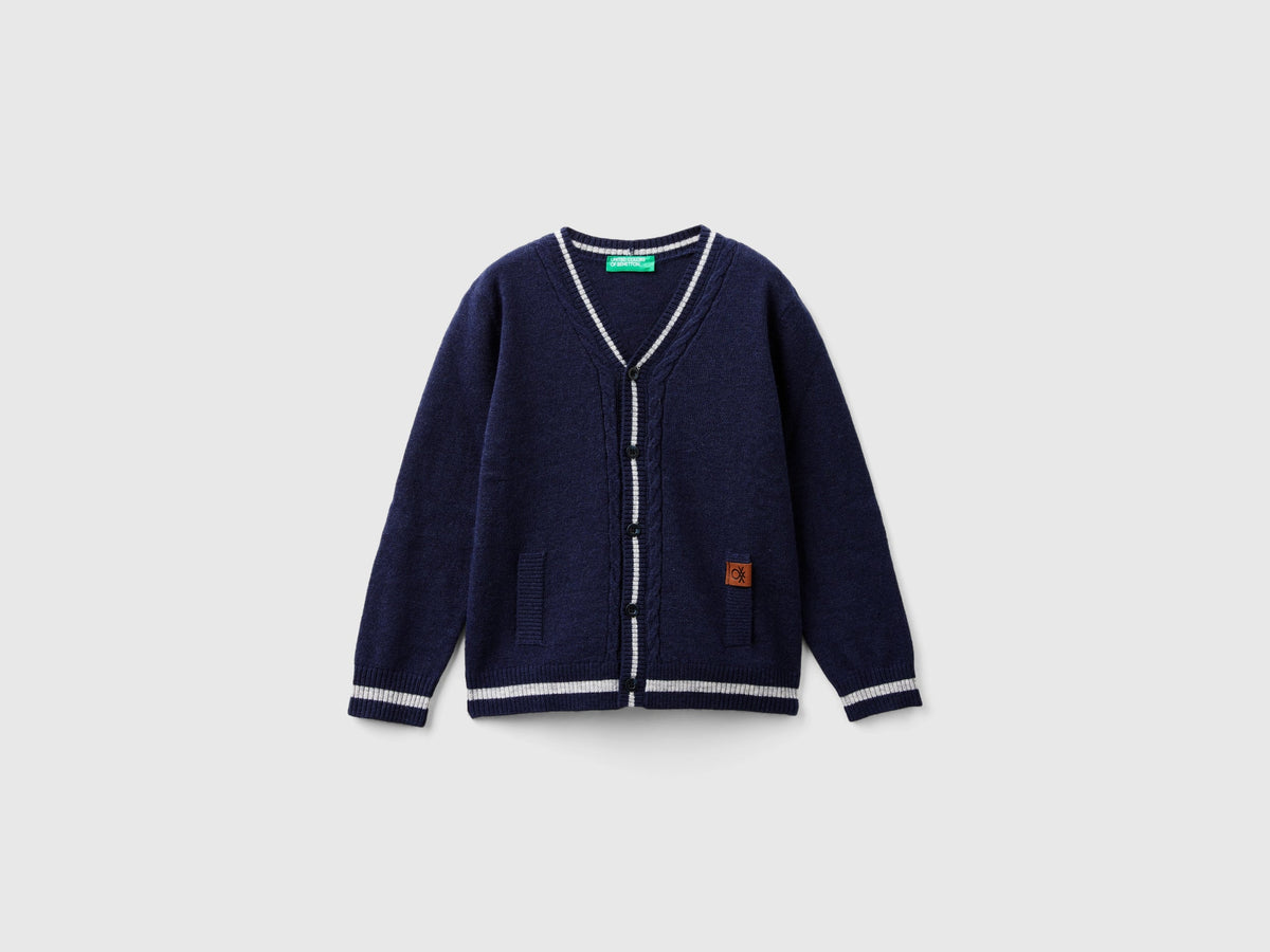 Cardigan con scollo a V