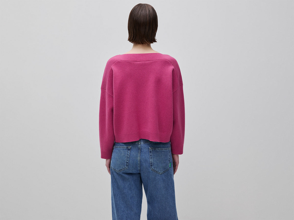 Maglia jacquard boxy fit