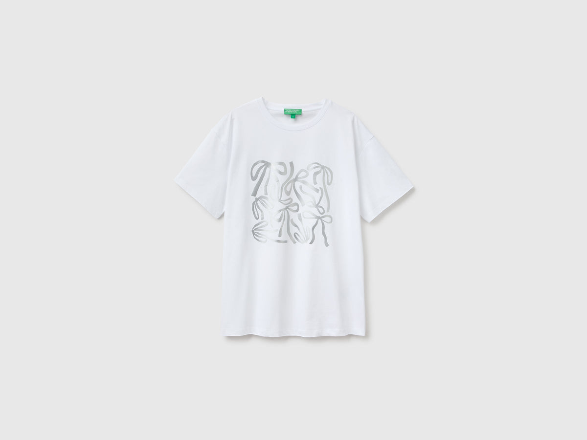 T-shirt over fit con stampa