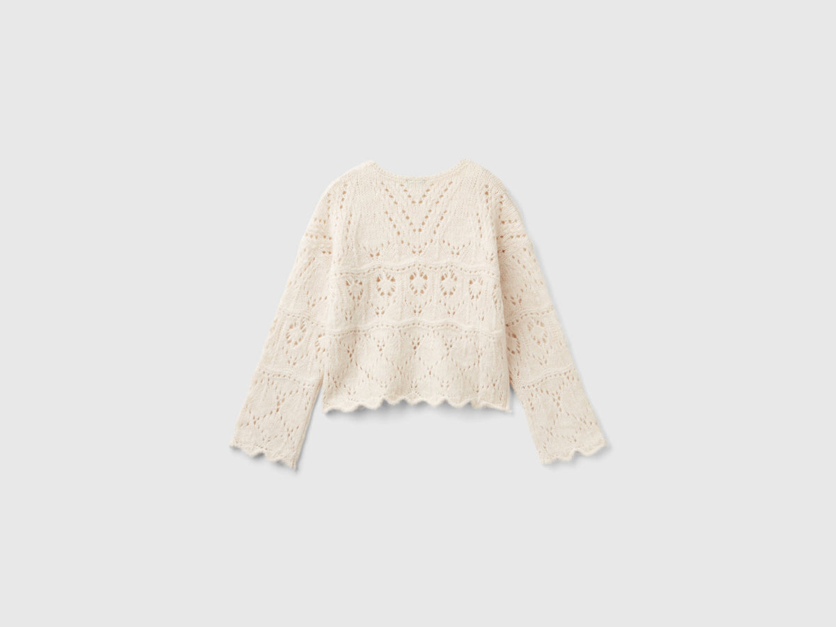 Maglia effetto pizzo