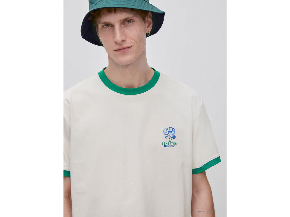 T-shirt Benetton Rugby 100% cotone