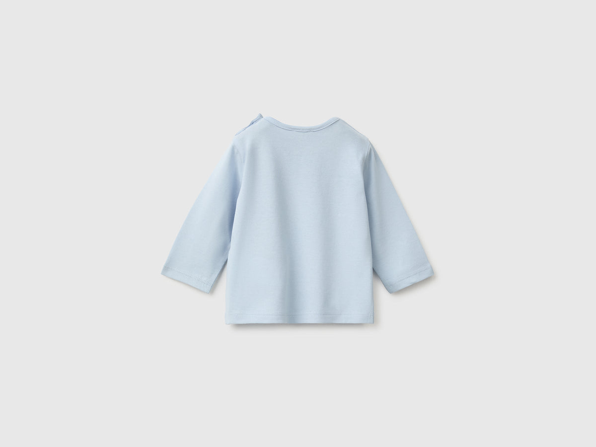 T-shirt con stampa in cotone bio