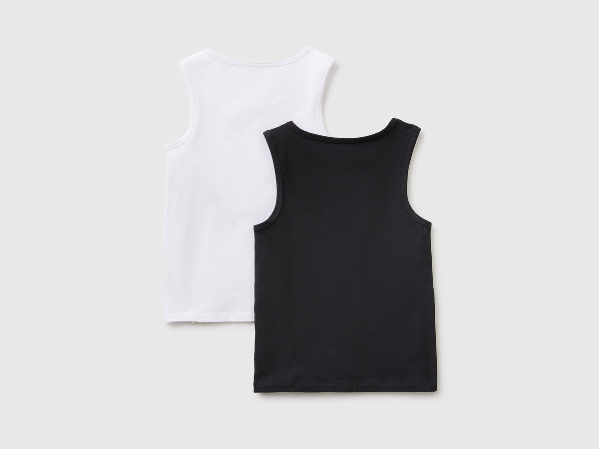 Due canotte intime in cotone stretch
