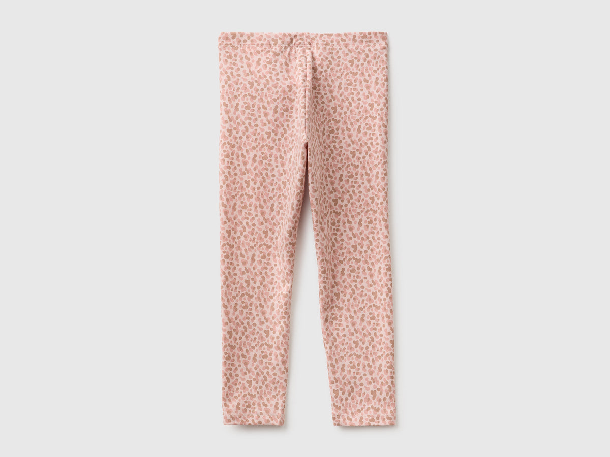 Leggings fantasia in cotone stretch